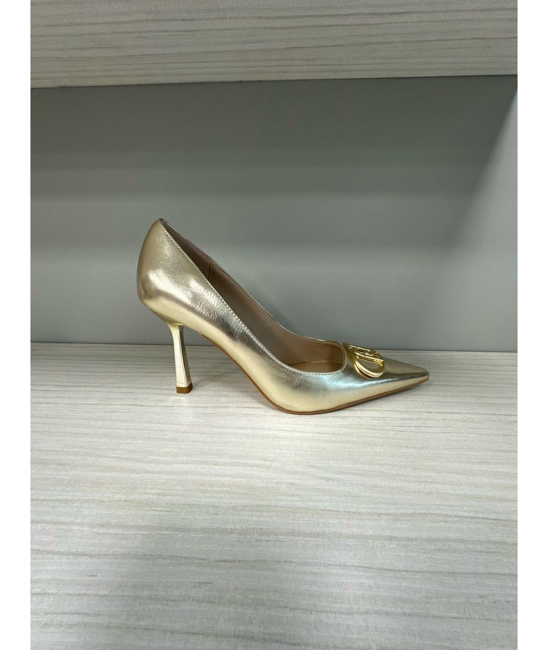 LIU JO Золотые туфли из искусственной кожи, фото 6
