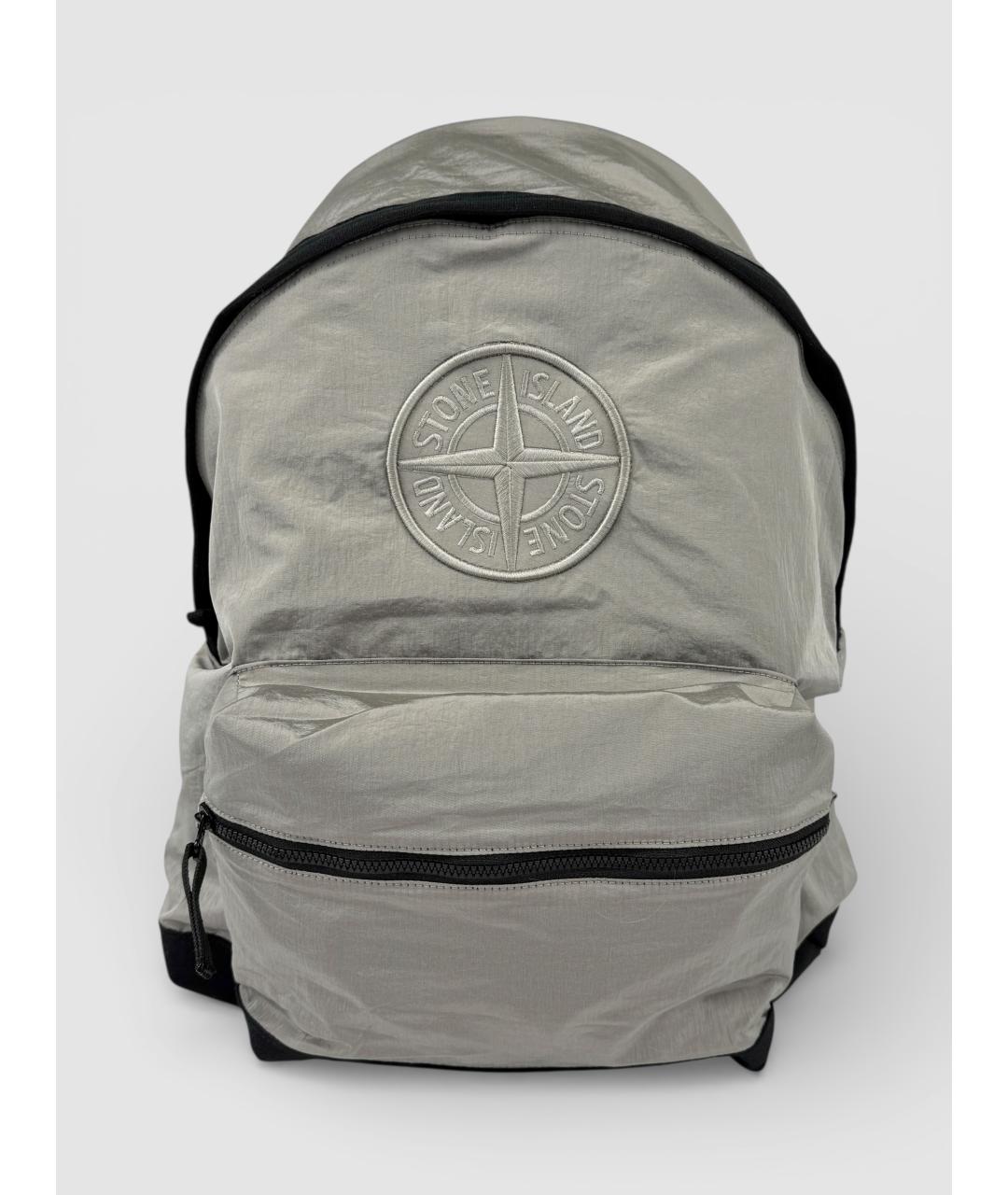 STONE ISLAND Серый рюкзак, фото 5