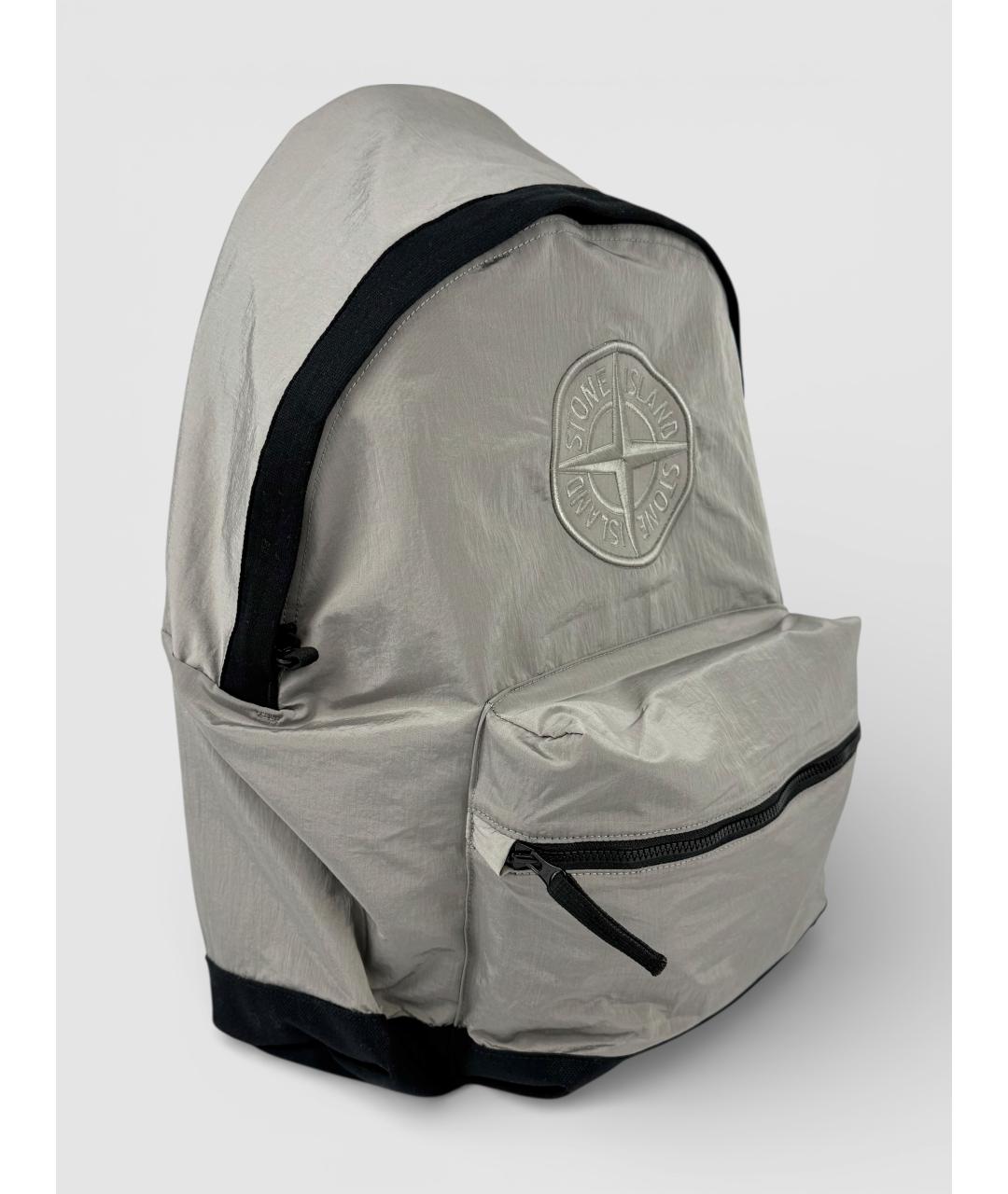 STONE ISLAND Серый рюкзак, фото 2