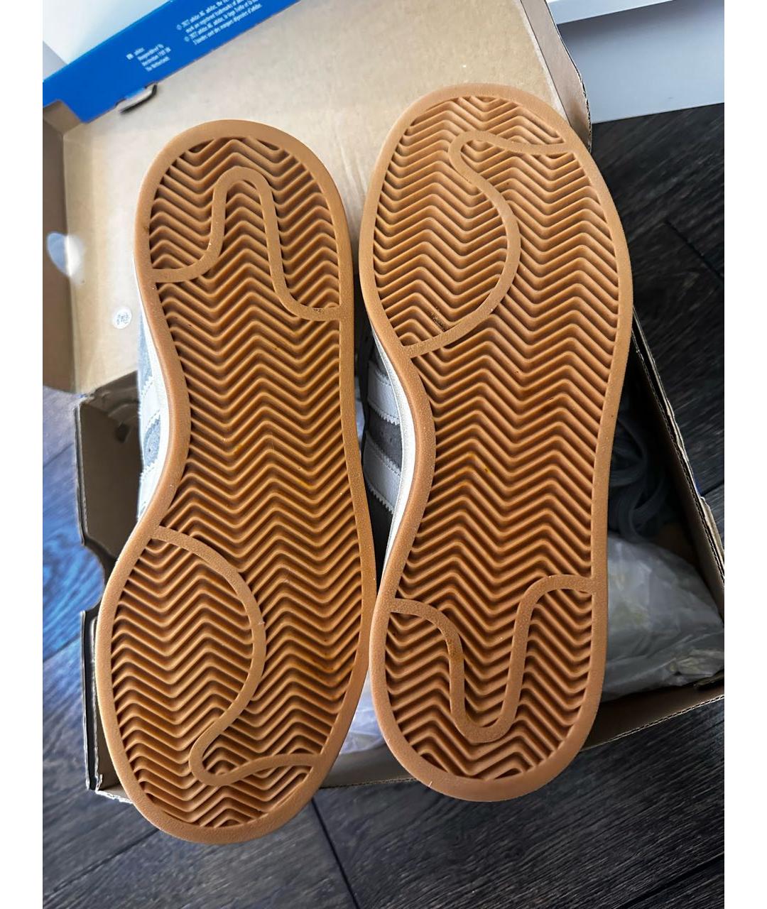 ADIDAS Серые замшевые кеды, фото 5