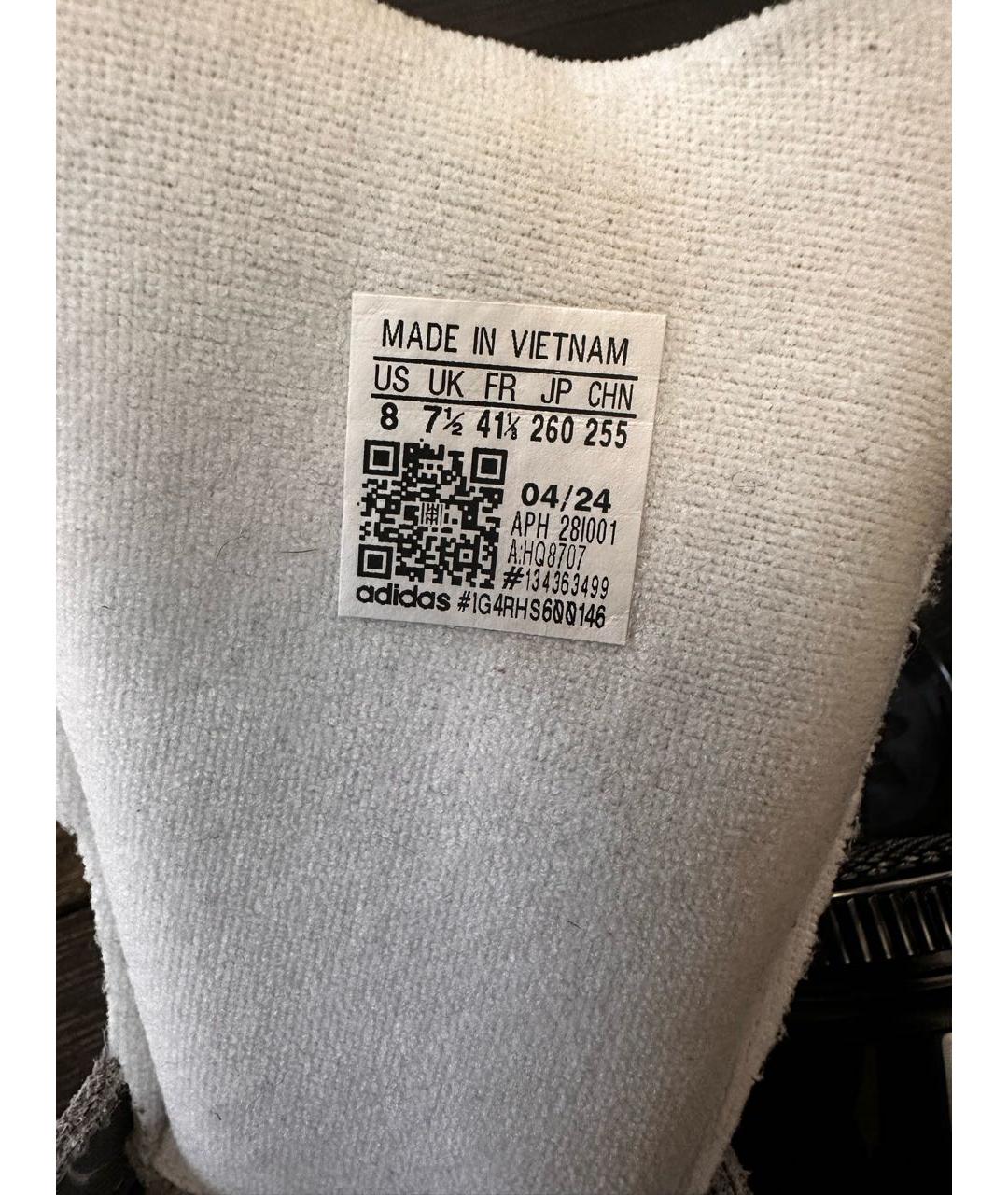 ADIDAS Серые замшевые кеды, фото 6