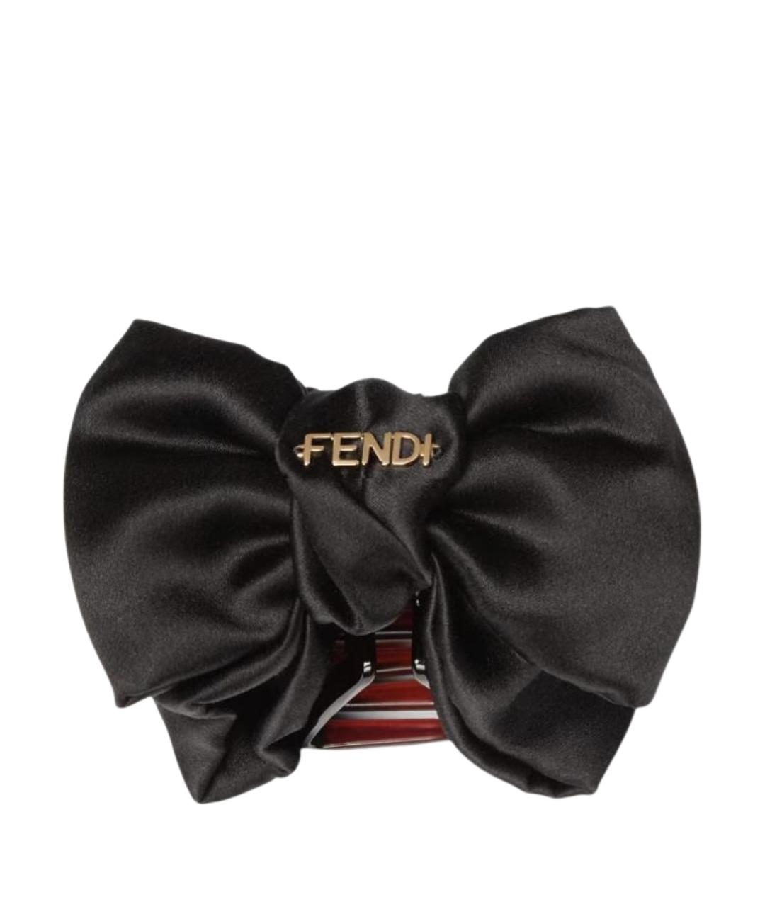 FENDI Черная заколка, фото 1
