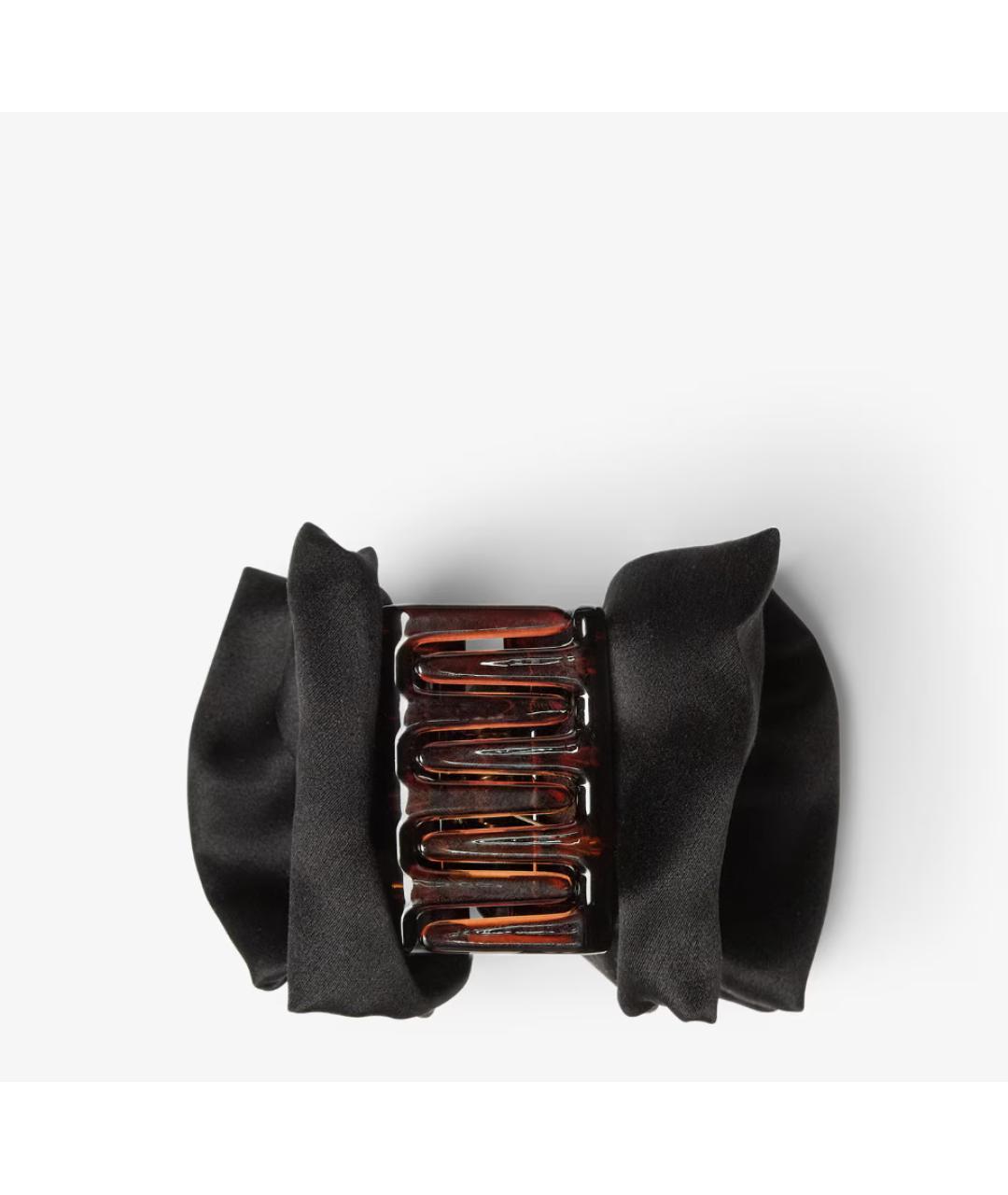 FENDI Черная заколка, фото 4