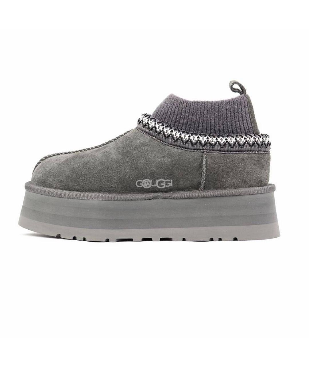 UGG AUSTRALIA Серые замшевые ботинки, фото 4