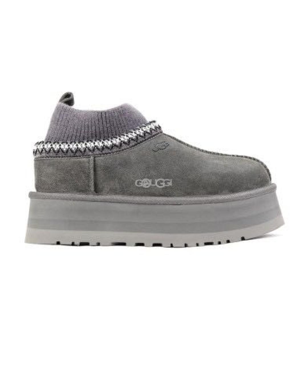 UGG AUSTRALIA Серые замшевые ботинки, фото 5