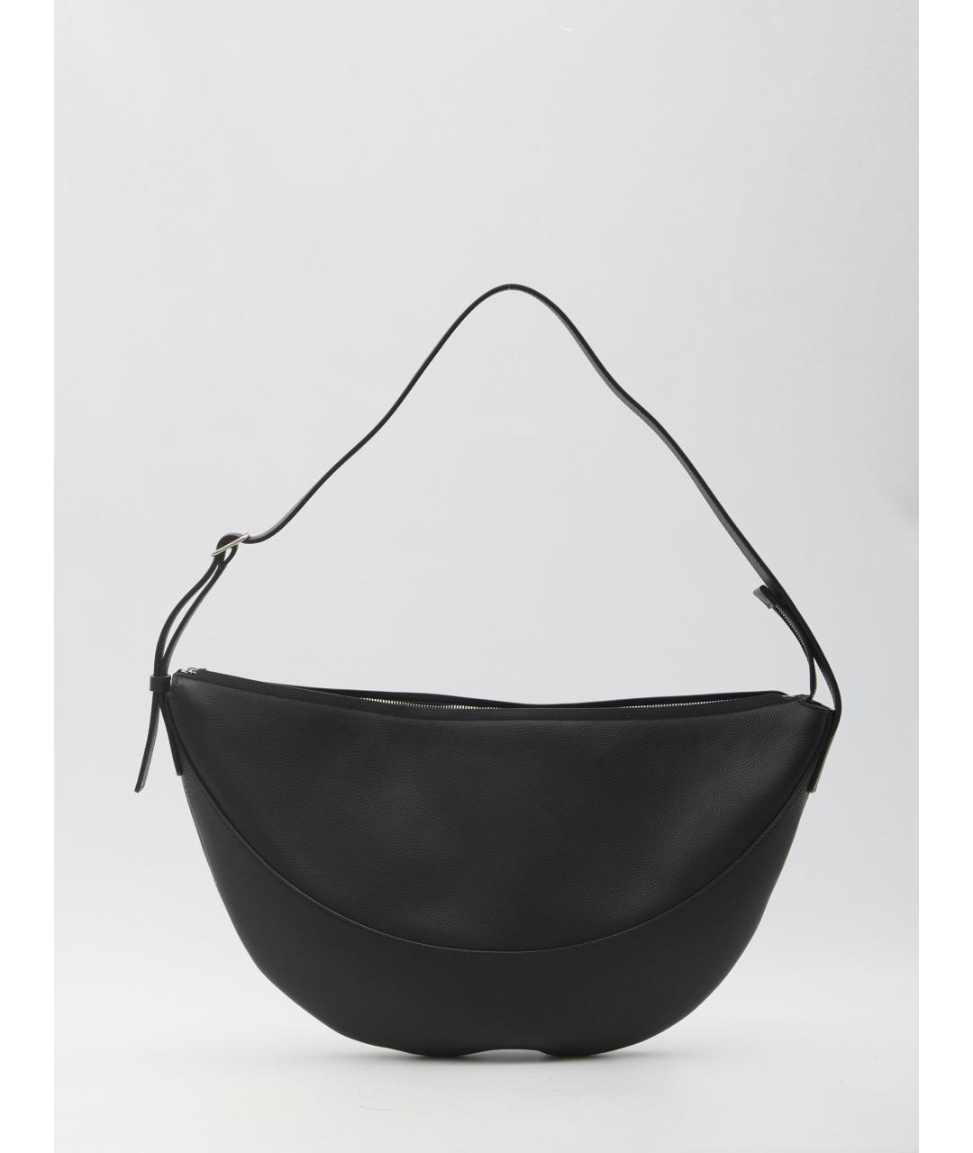 THE ROW Черная кожаная сумка через плечо, фото 5