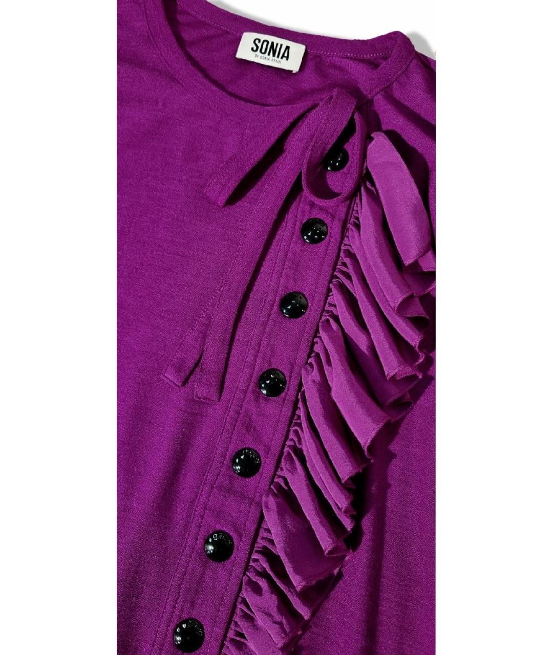 SONIA RYKIEL Фуксия повседневное платье, фото 5