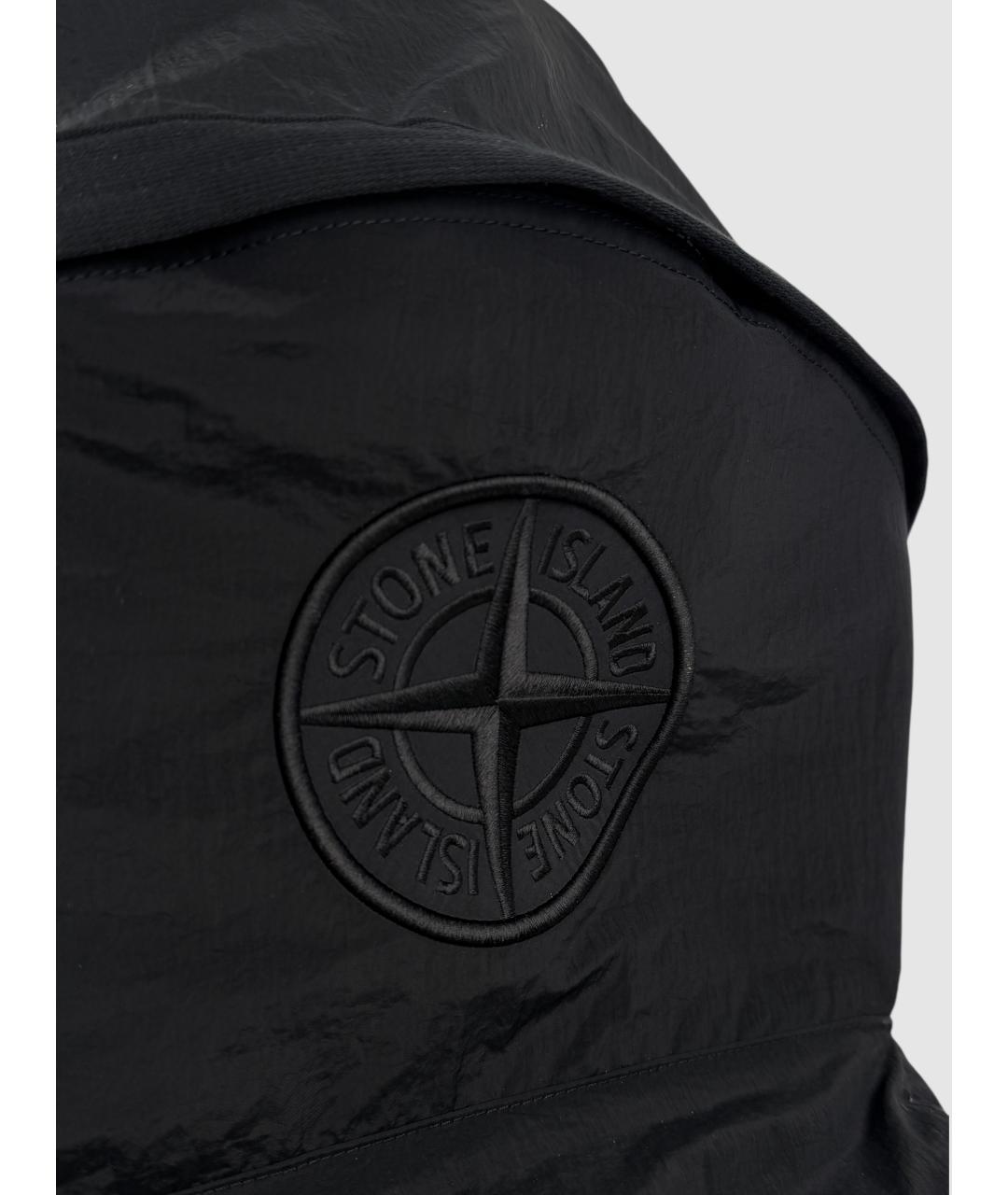 STONE ISLAND Черный рюкзак, фото 5