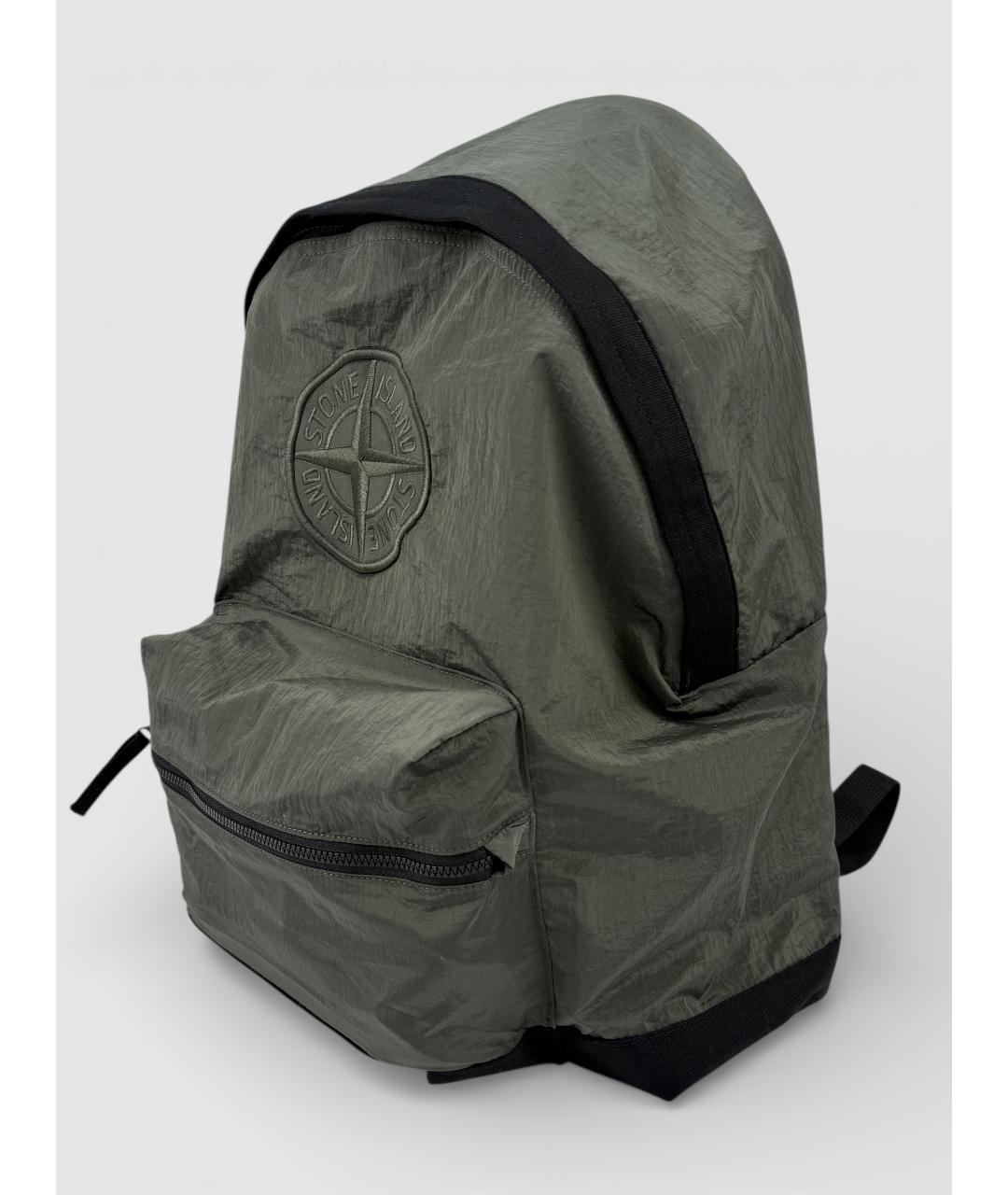 STONE ISLAND Зеленый рюкзак, фото 2
