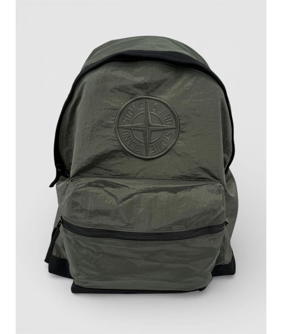 STONE ISLAND Зеленый рюкзак, фото 6