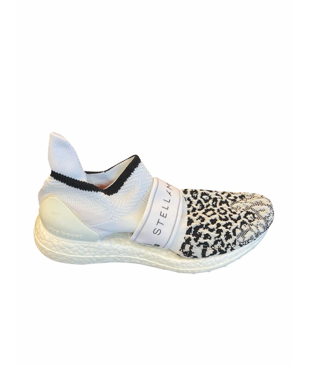 ADIDAS BY STELLA MCCARTNEY Белые текстильные кроссовки, фото 1