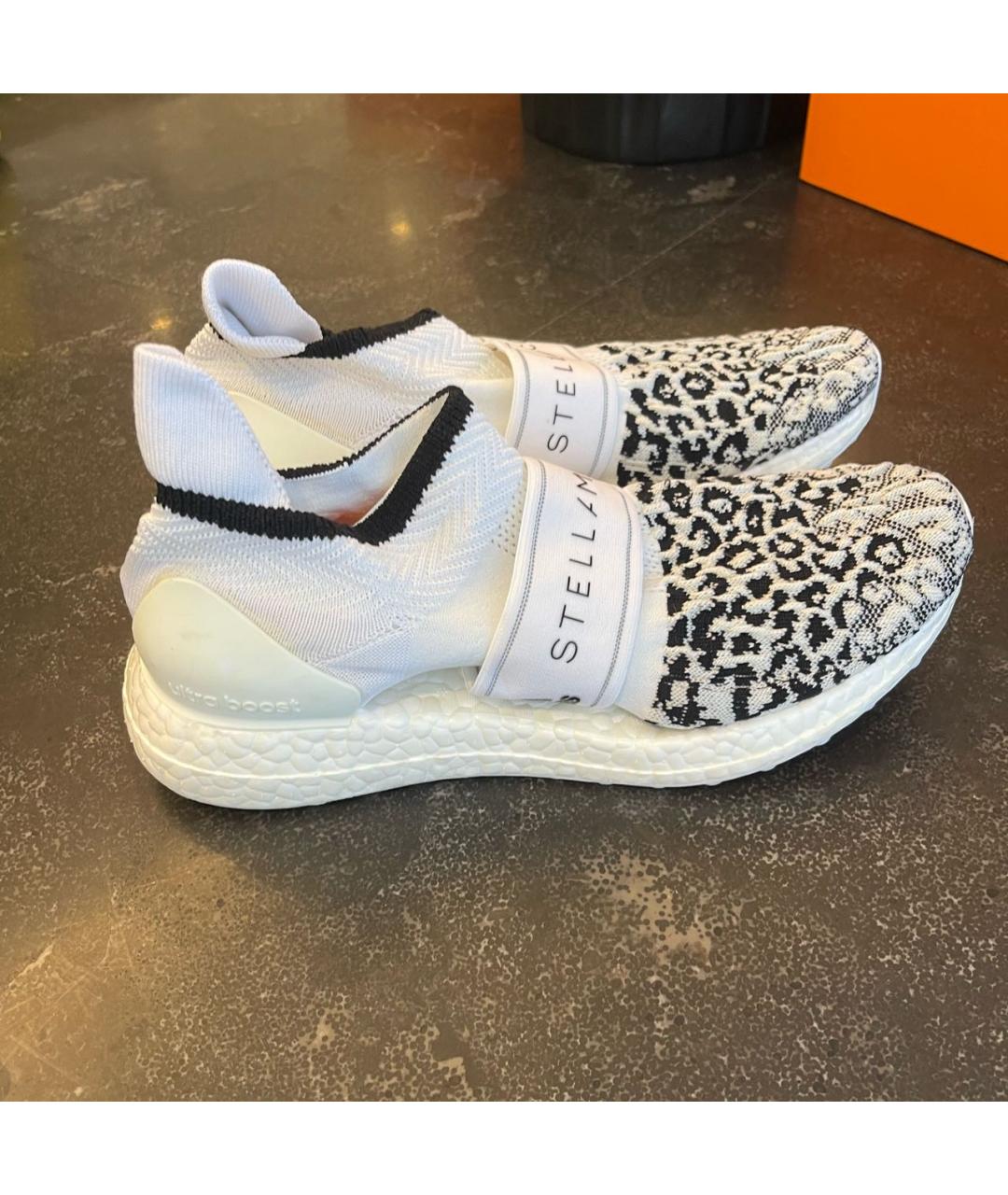 ADIDAS BY STELLA MCCARTNEY Белые текстильные кроссовки, фото 6