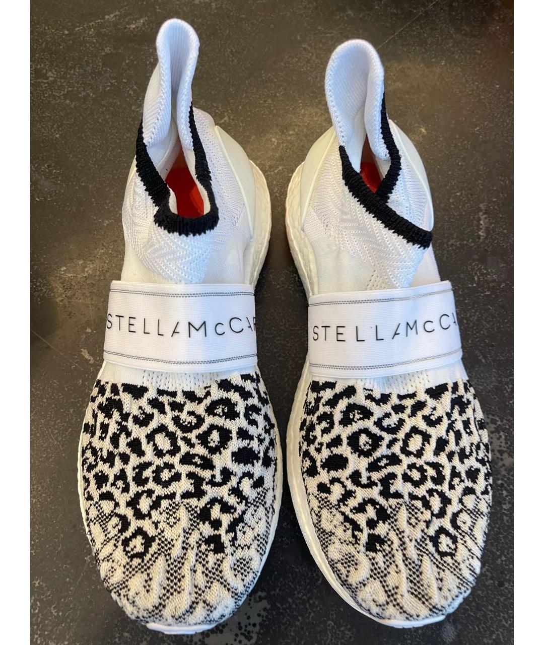 ADIDAS BY STELLA MCCARTNEY Белые текстильные кроссовки, фото 3