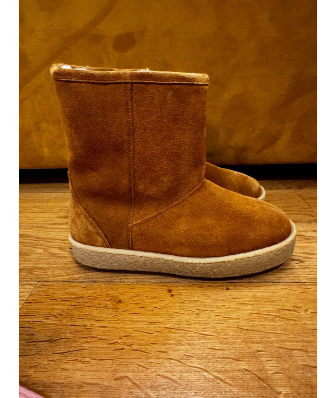 ISABEL MARANT Коричневые замшевые ботинки, фото 9