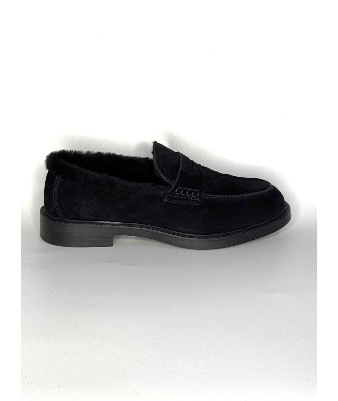 DOUCAL'S Черные замшевые лоферы, фото 6