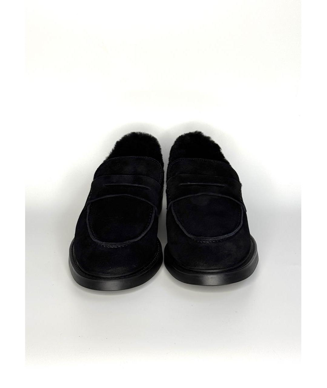 DOUCAL'S Черные замшевые лоферы, фото 2