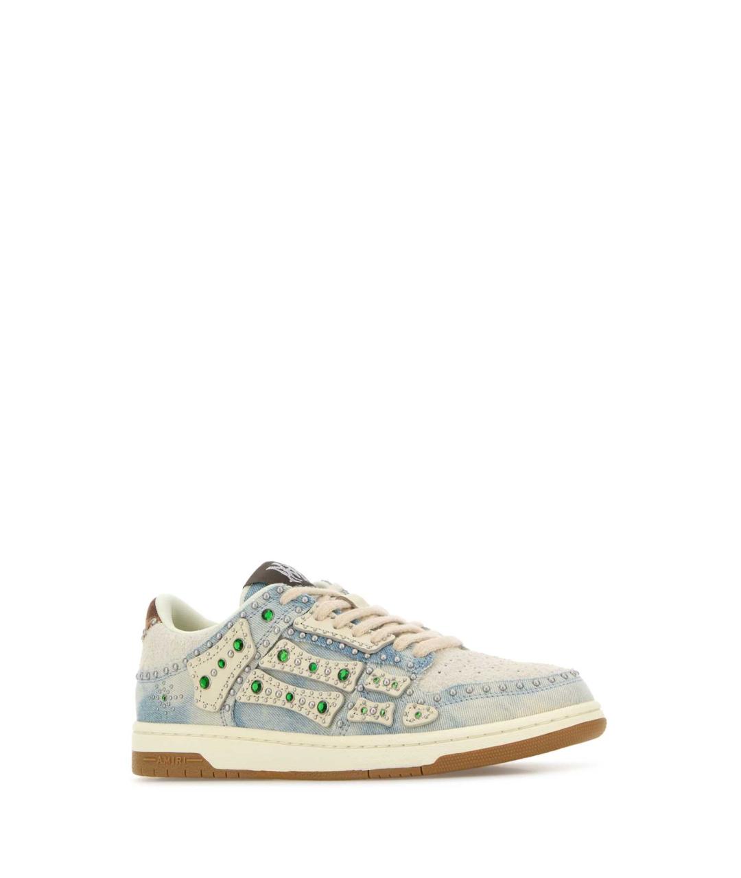 AMIRI Мульти текстильные низкие кроссовки / кеды, фото 2