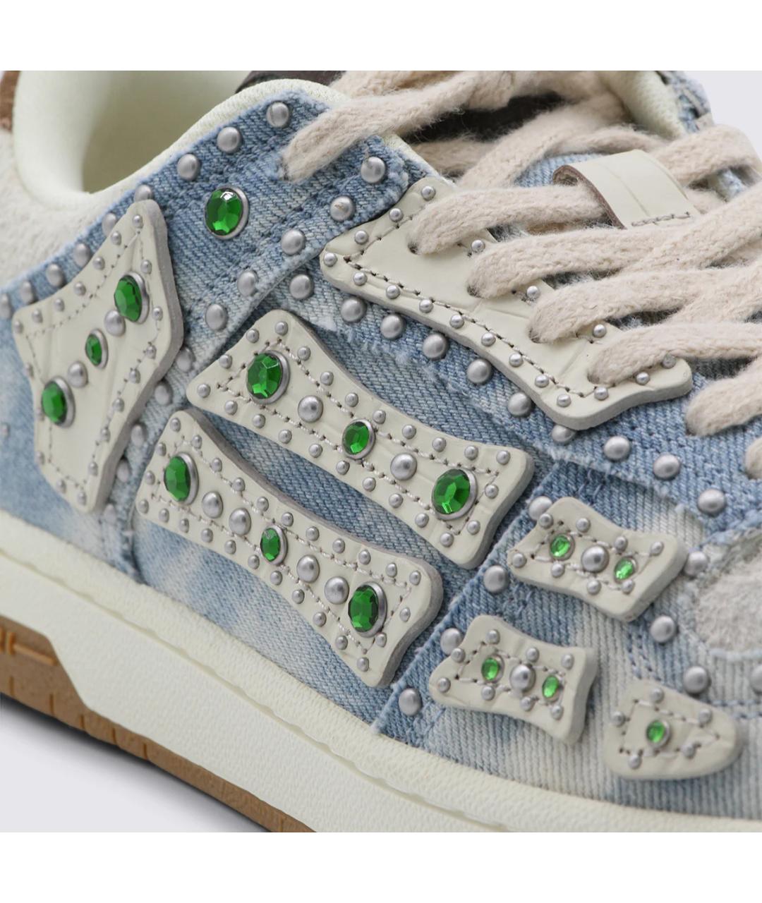 AMIRI Мульти текстильные низкие кроссовки / кеды, фото 3