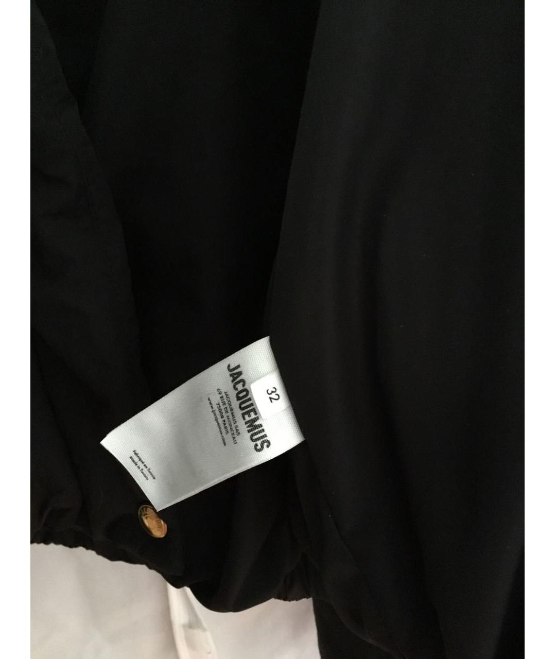 JACQUEMUS Черная полиамидовая куртка, фото 5
