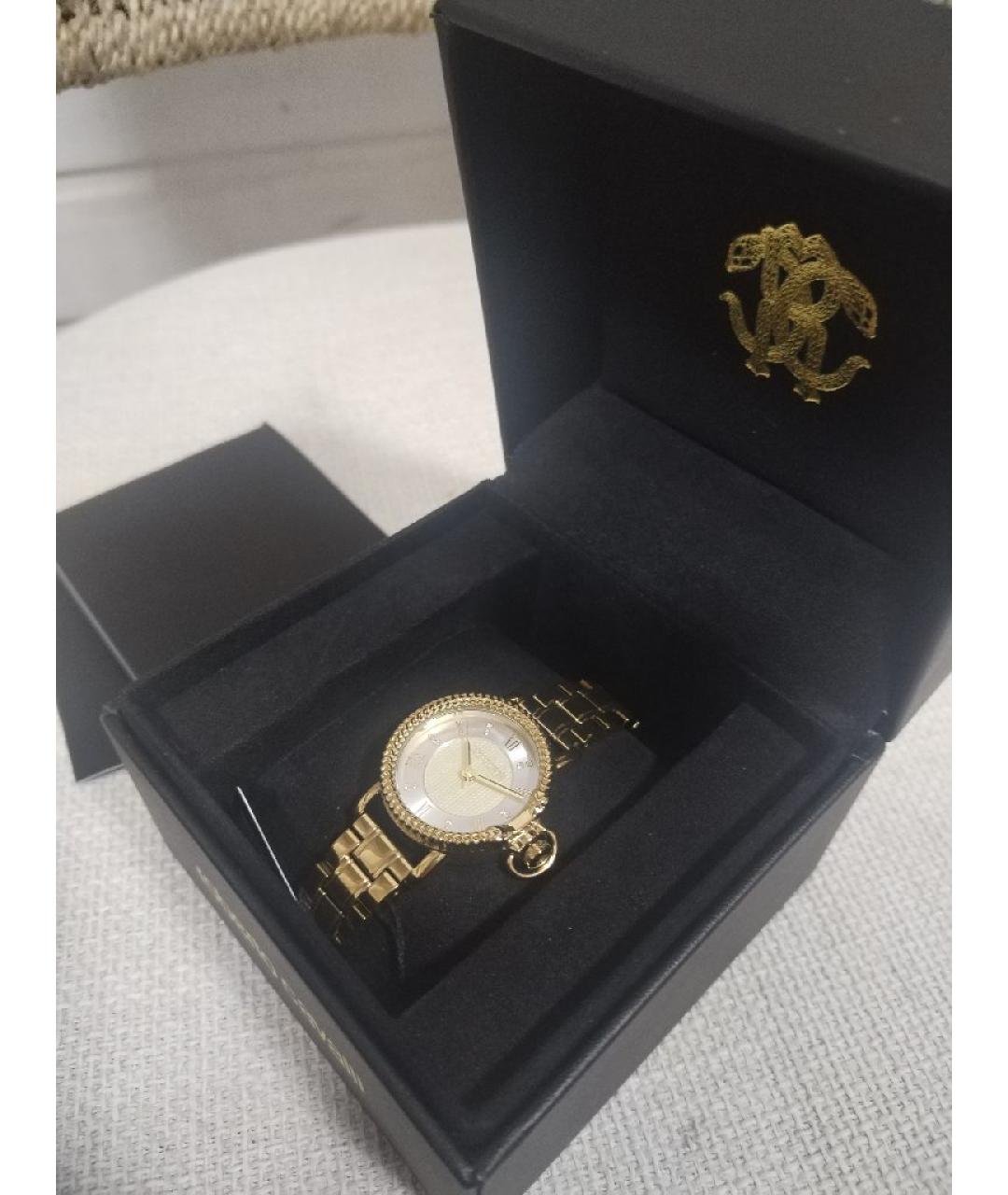 ROBERTO CAVALLI Золотые часы, фото 2