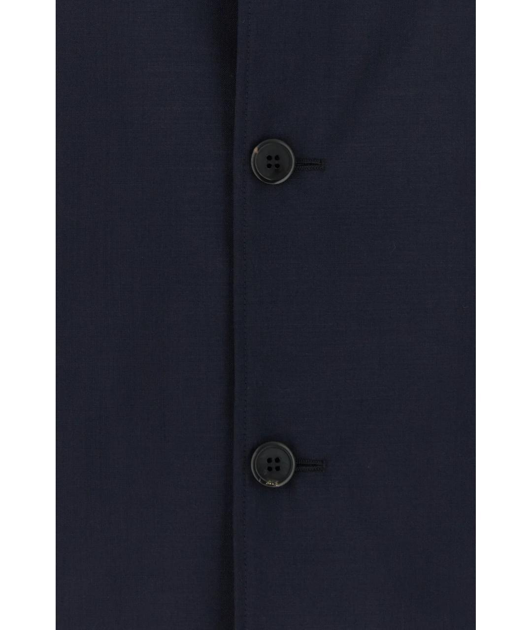 PRADA Темно-синяя шерстяная куртка, фото 3