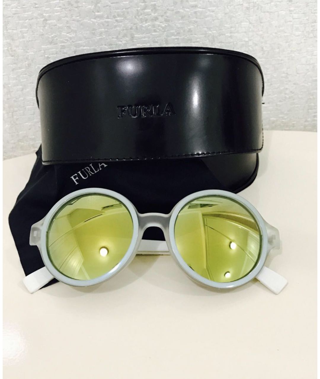 FURLA Мульти пластиковые солнцезащитные очки, фото 5