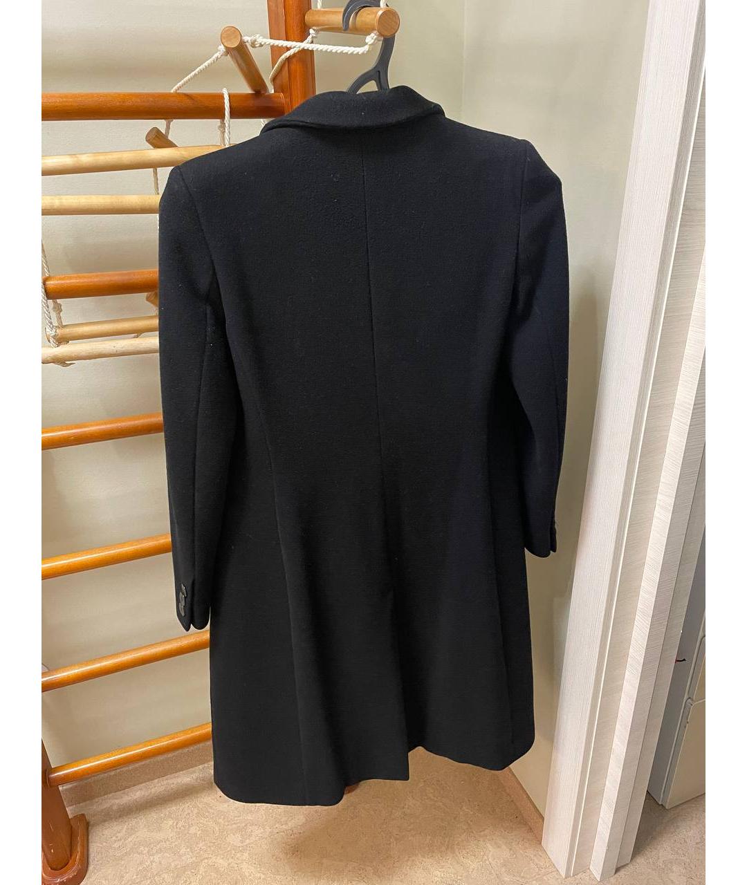 ARMANI COLLEZIONI Черное шерстяное пальто, фото 2