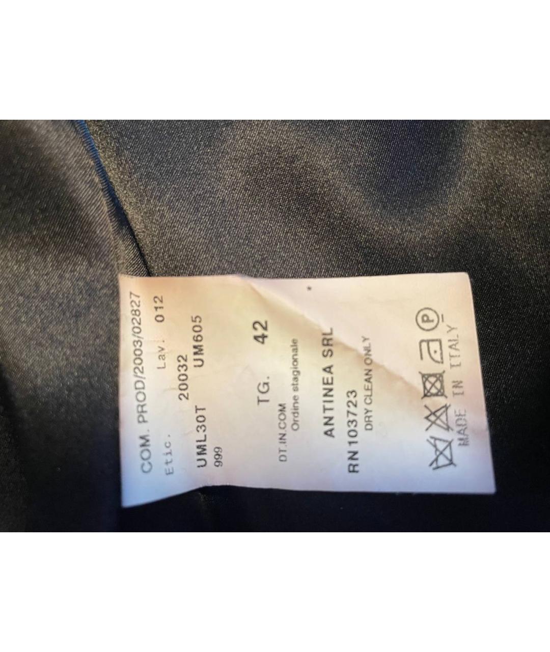 ARMANI COLLEZIONI Черное шерстяное пальто, фото 6