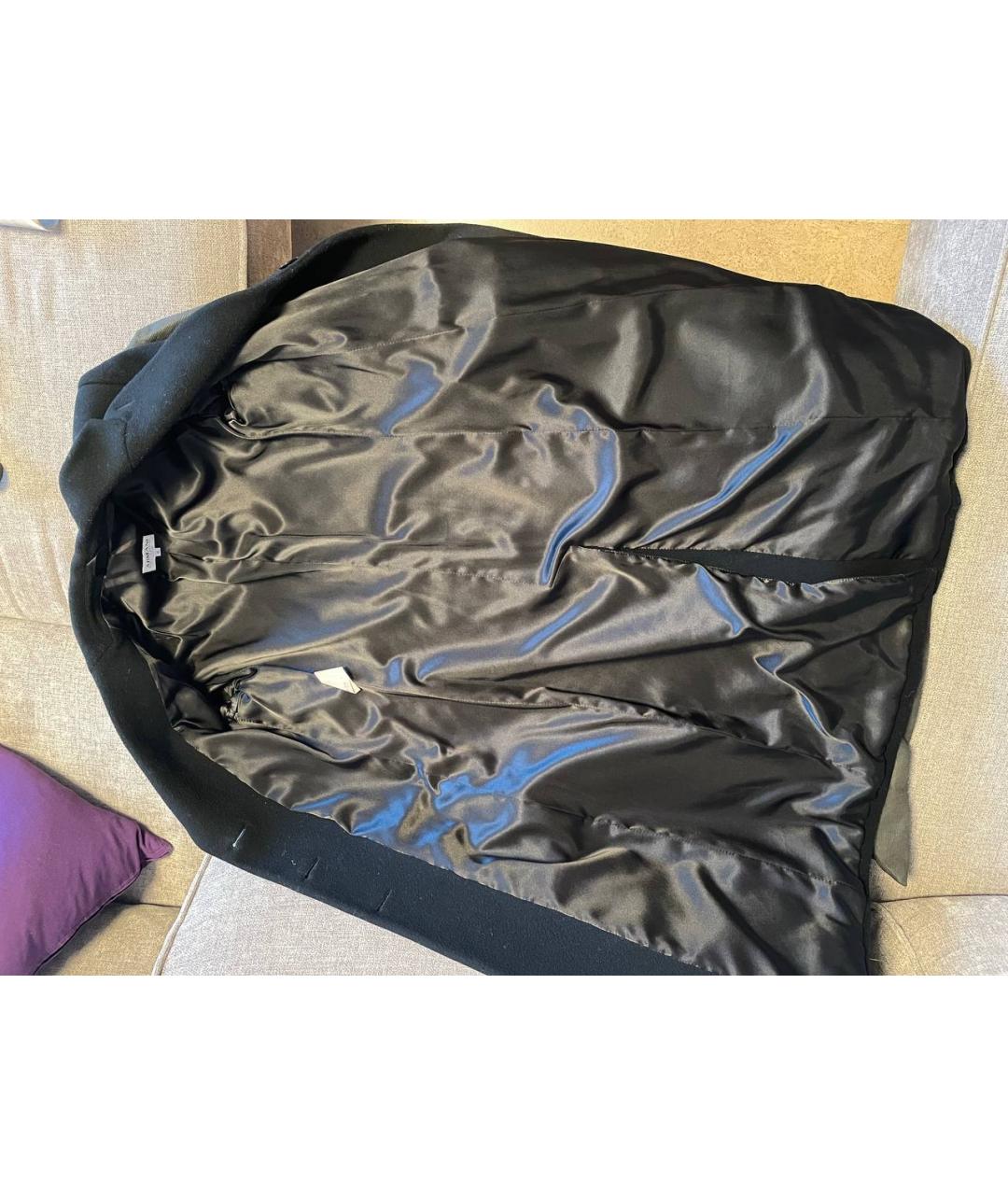 ARMANI COLLEZIONI Черное шерстяное пальто, фото 5