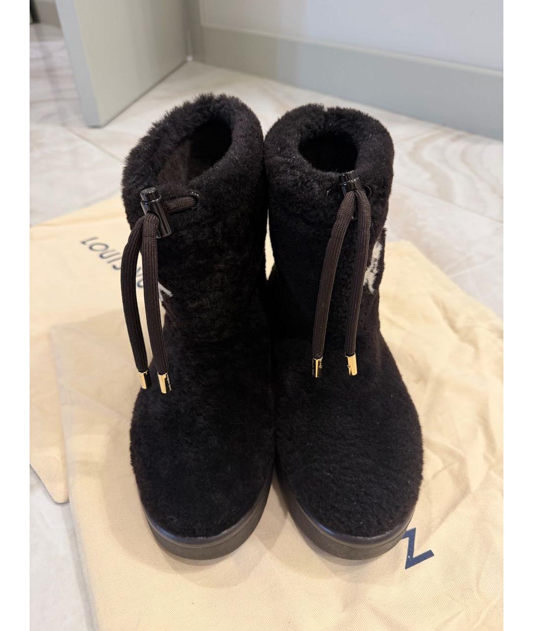 LOUIS VUITTON Коричневые полусапоги, фото 2