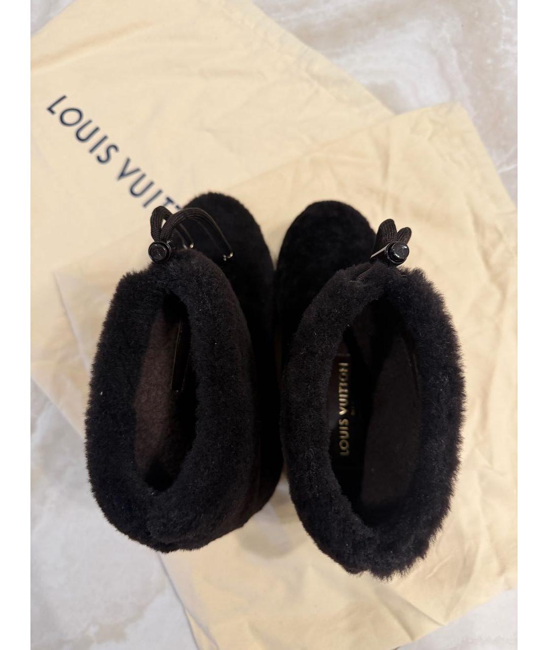 LOUIS VUITTON Коричневые полусапоги, фото 3