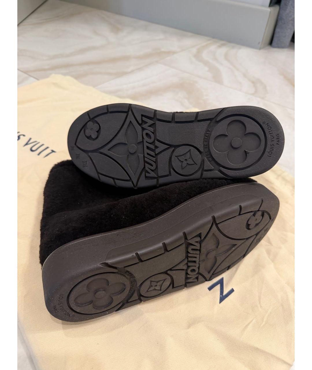 LOUIS VUITTON Коричневые полусапоги, фото 5