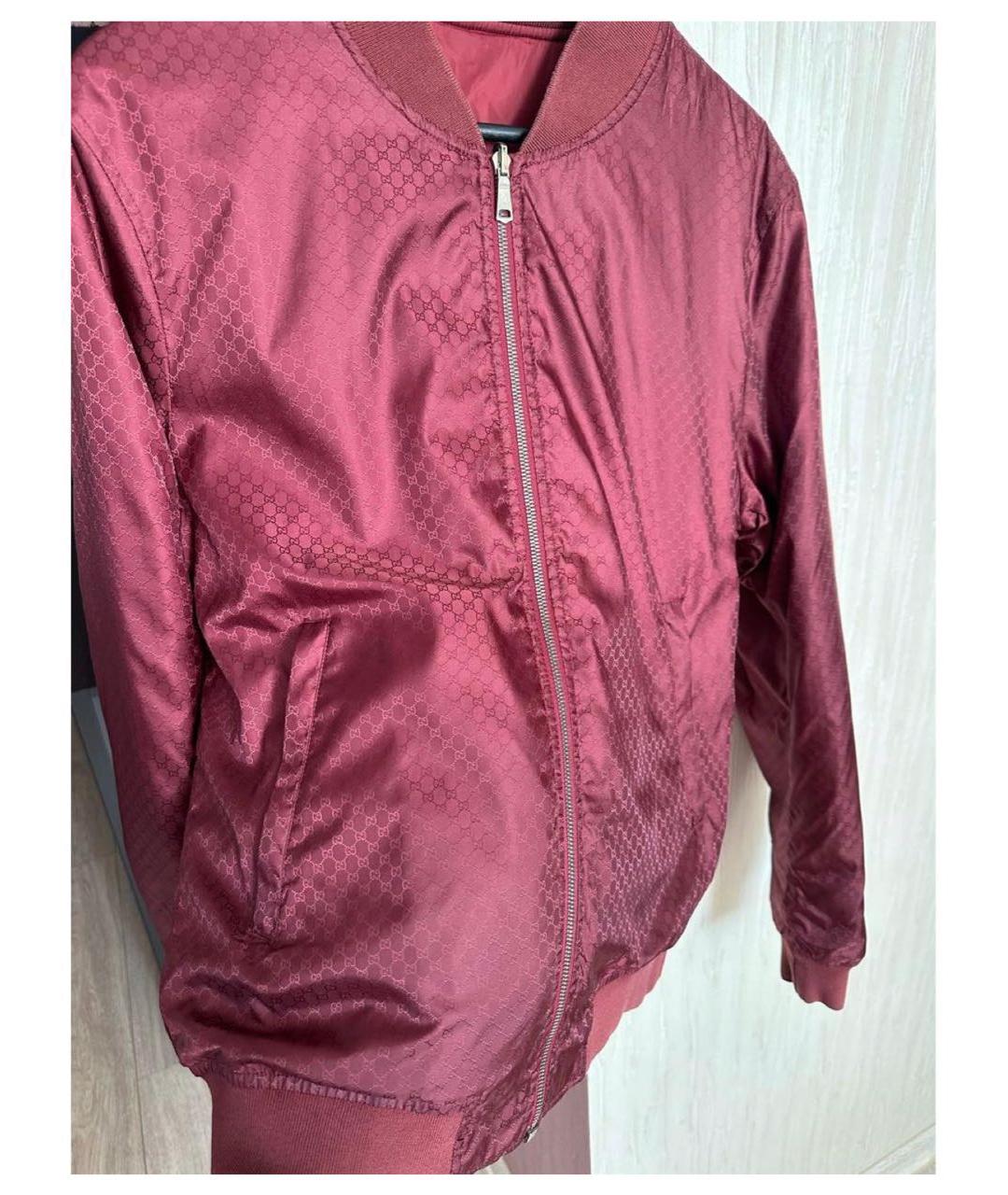 GUCCI Бордовая куртка, фото 2