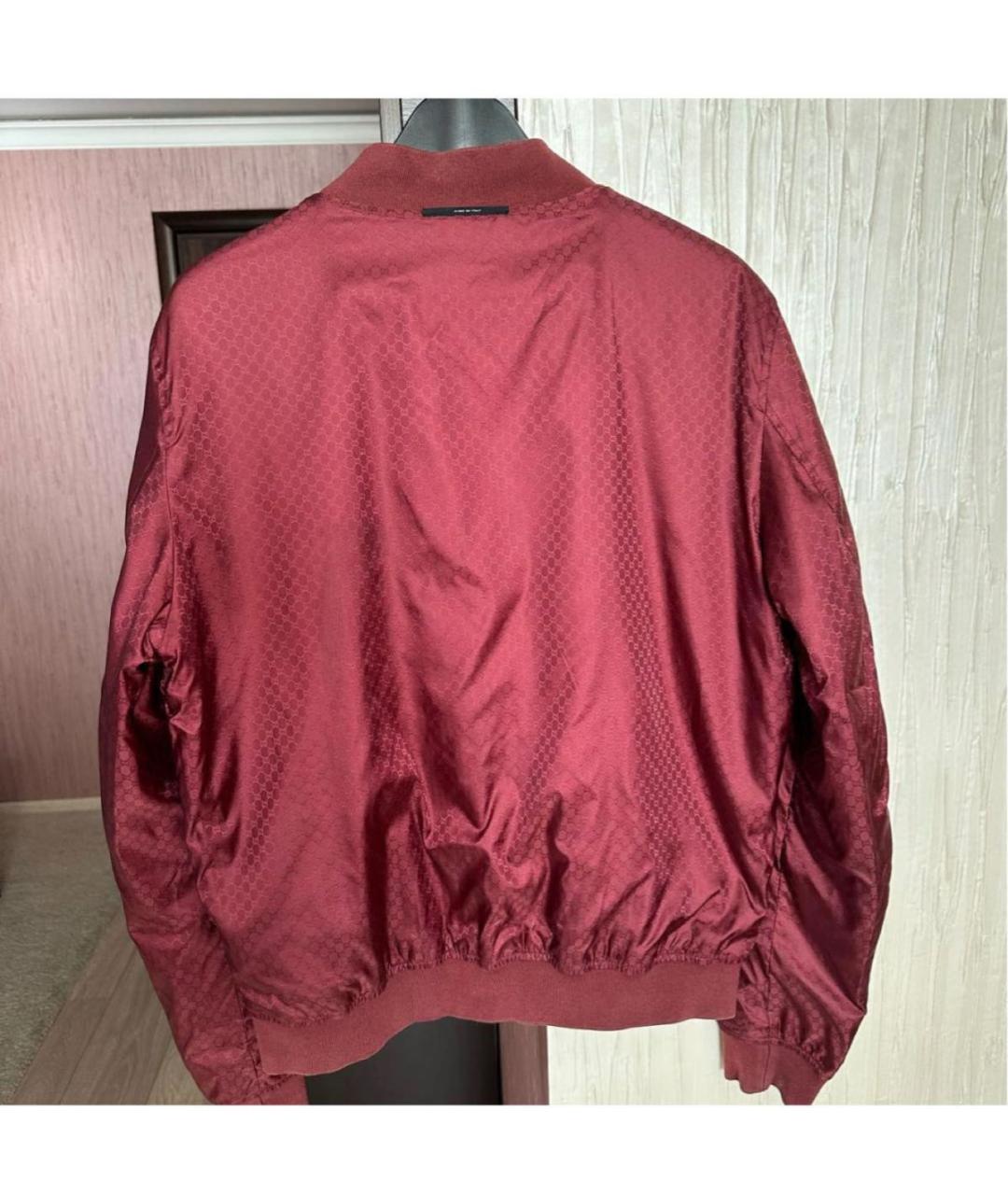 GUCCI Бордовая куртка, фото 5