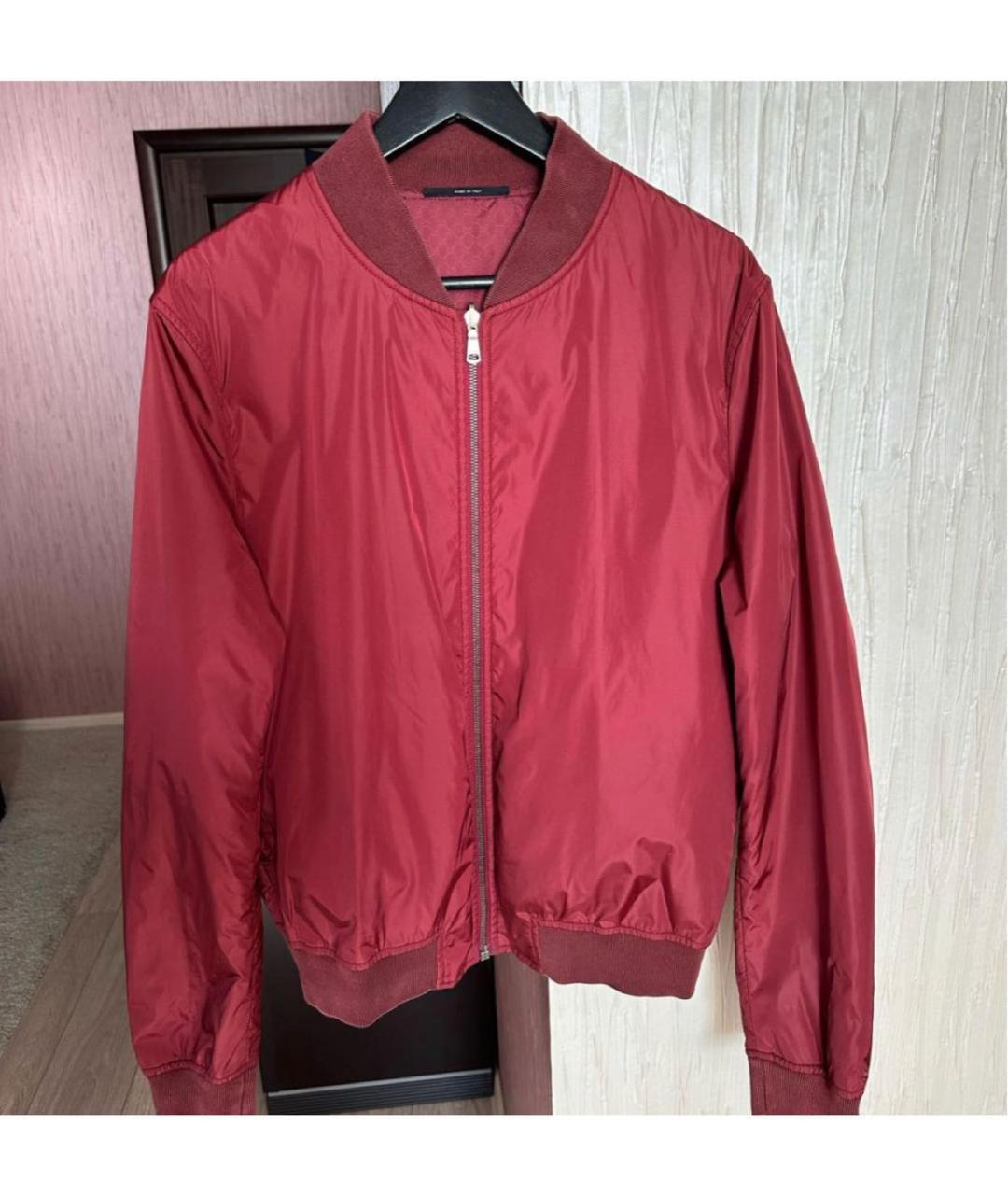GUCCI Бордовая куртка, фото 6