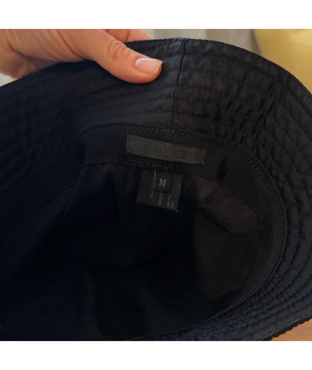 PRADA Черная панама, фото 5