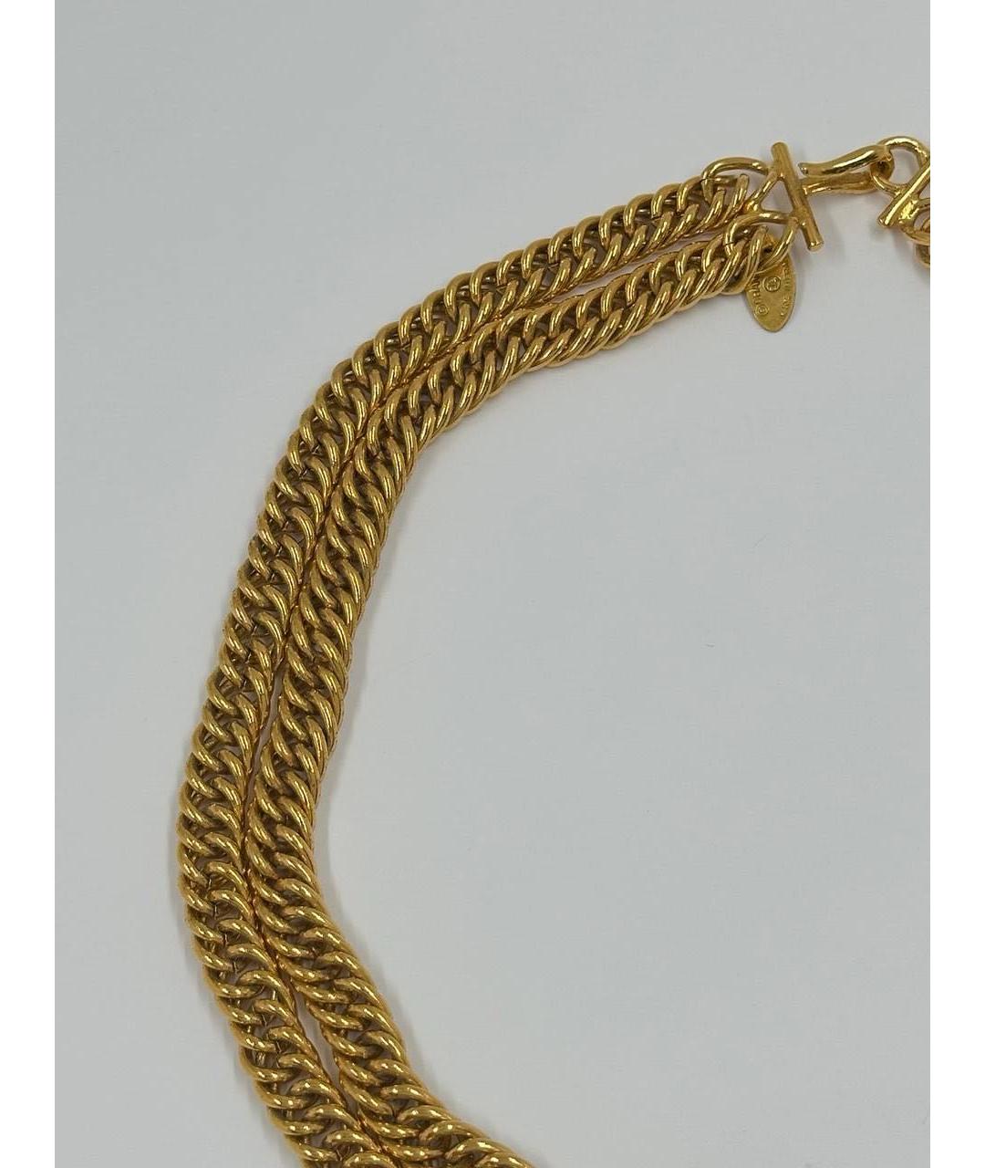 CHANEL Золотое позолоченное колье, фото 5