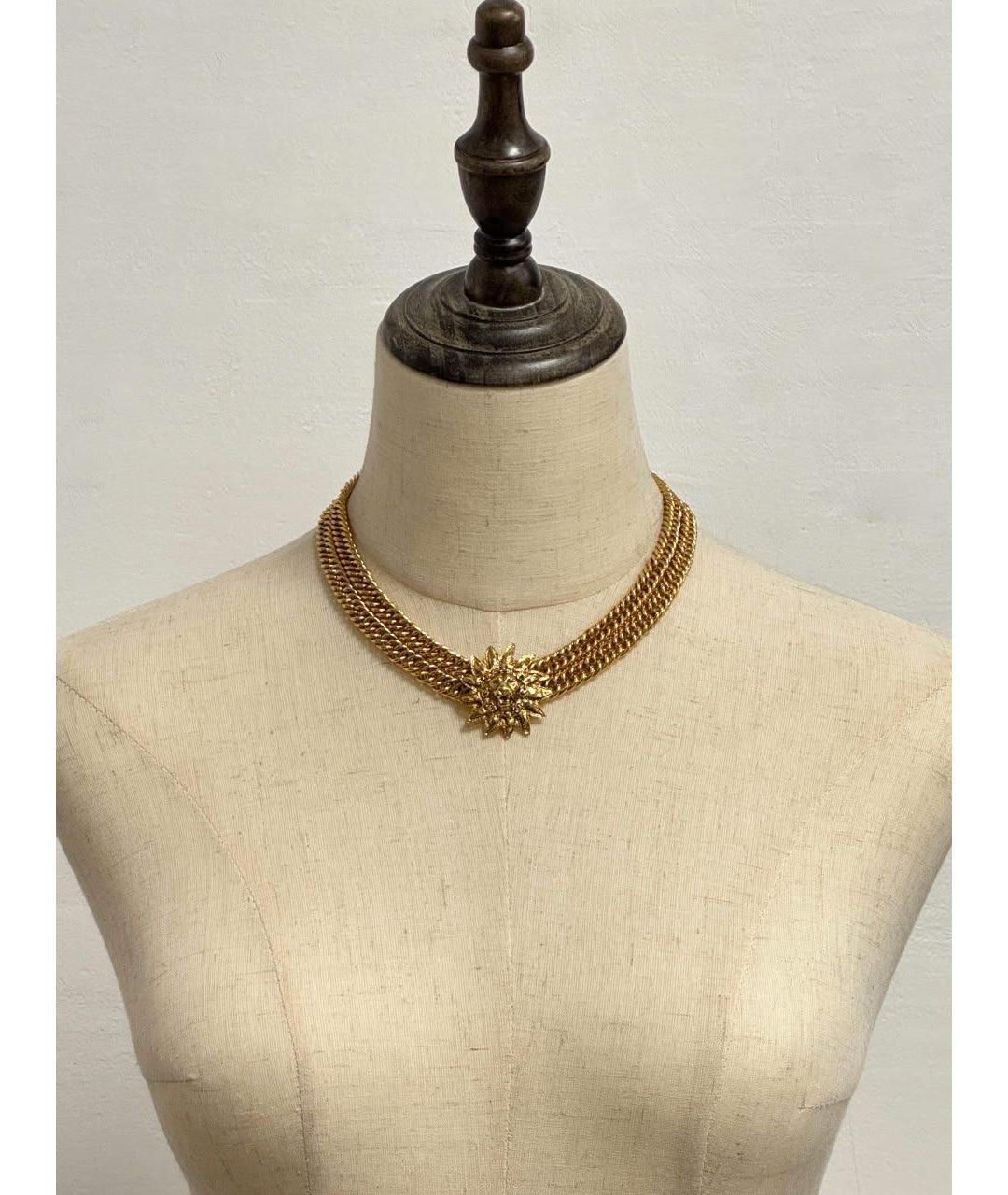 CHANEL Золотое позолоченное колье, фото 7