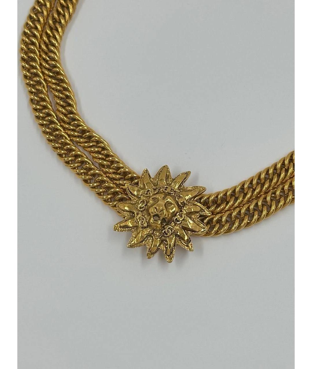 CHANEL Золотое позолоченное колье, фото 2