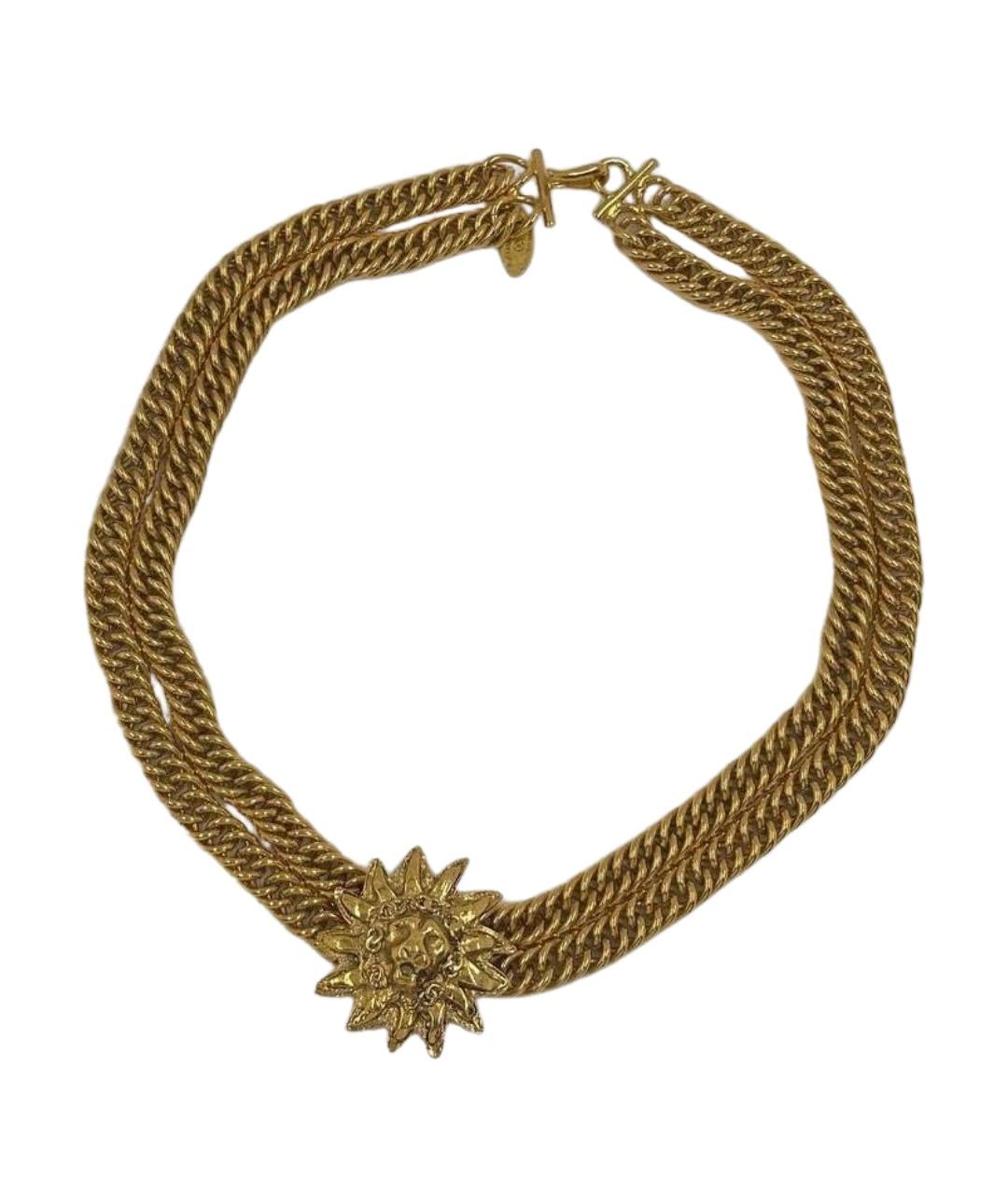 CHANEL Золотое позолоченное колье, фото 1