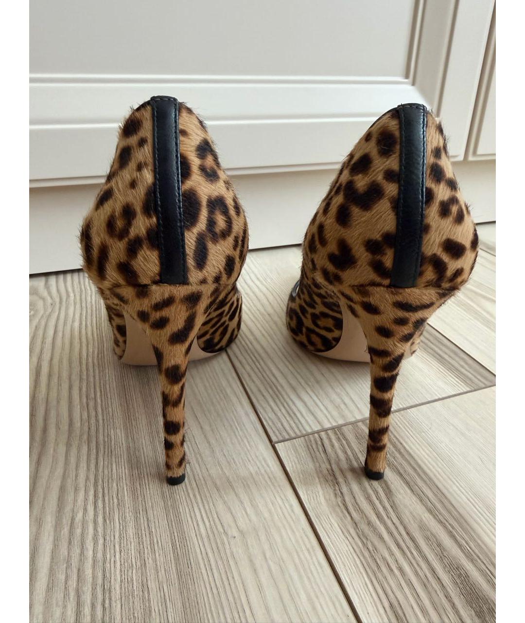 GIANVITO ROSSI Коричневые туфли из экзотической кожи, фото 4