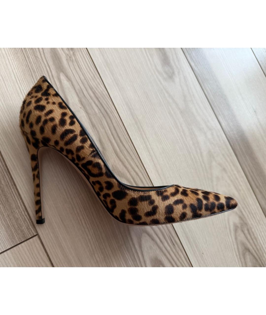 GIANVITO ROSSI Коричневые туфли из экзотической кожи, фото 8