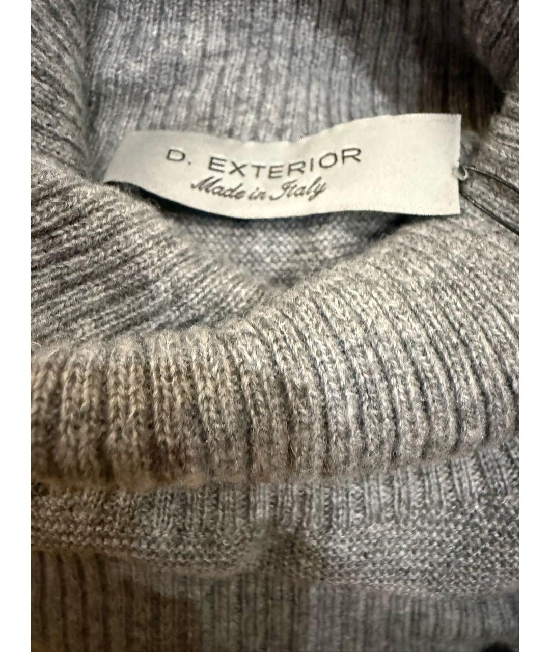 D.EXTERIOR Серое шерстяное платье, фото 3