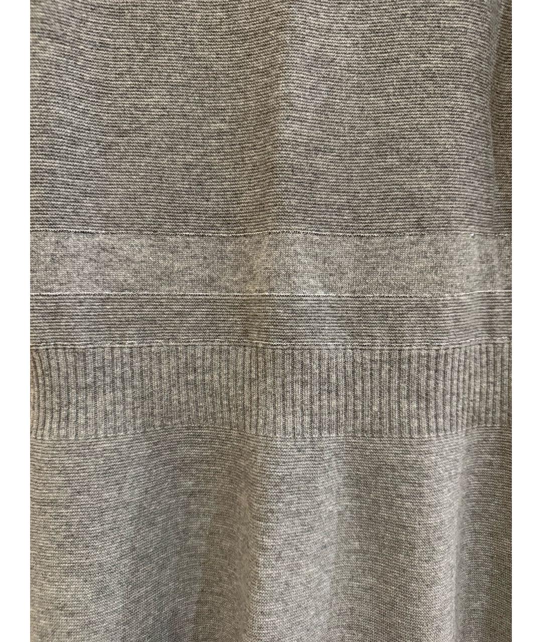 D.EXTERIOR Серое шерстяное платье, фото 6