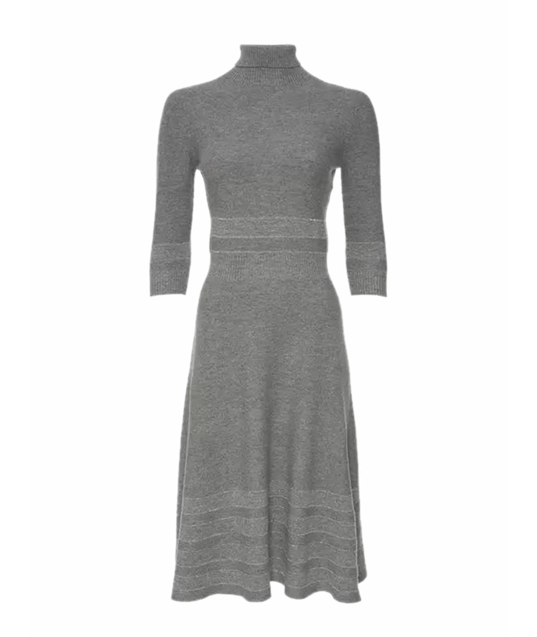 D.EXTERIOR Серое шерстяное платье, фото 1