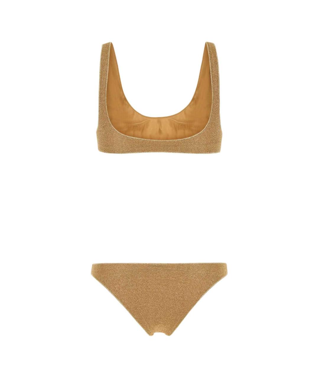 OSEREE Золотой полиамидовый купальник, фото 2