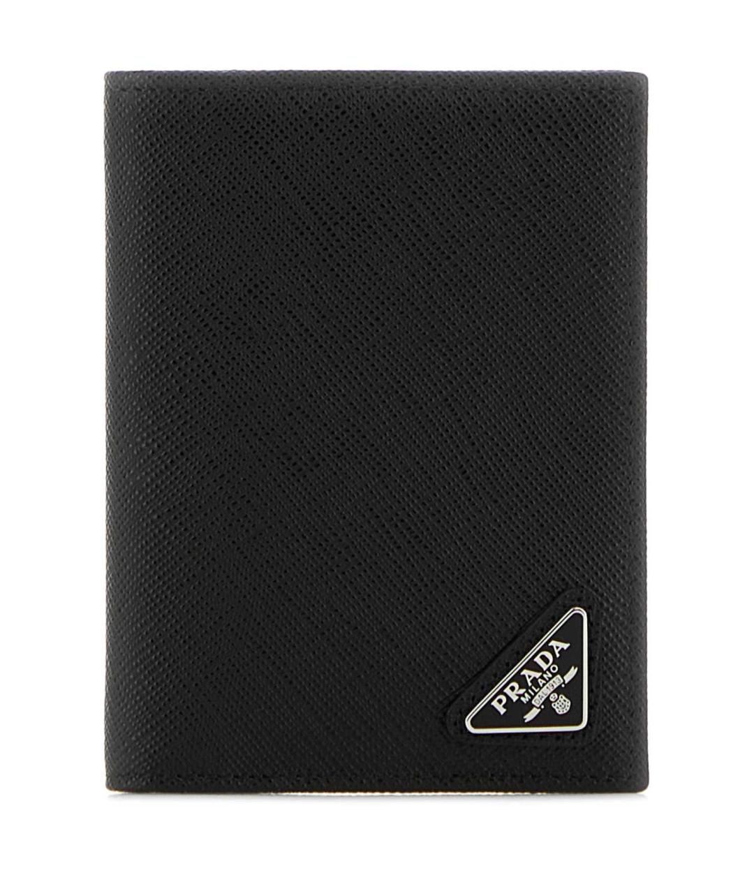 PRADA Черный кожаный кошелек, фото 1