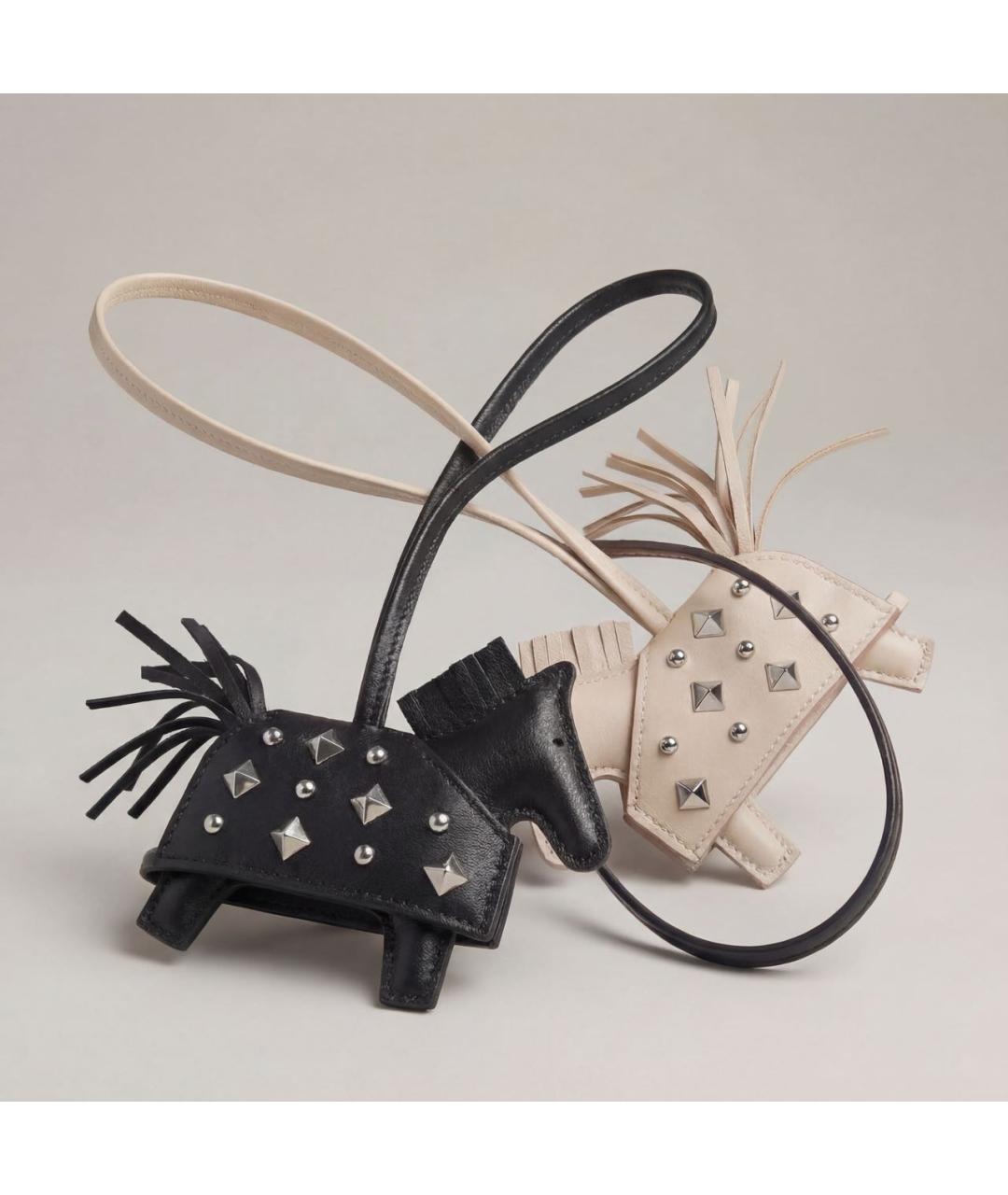 HERMES Бежевый брелок, фото 4