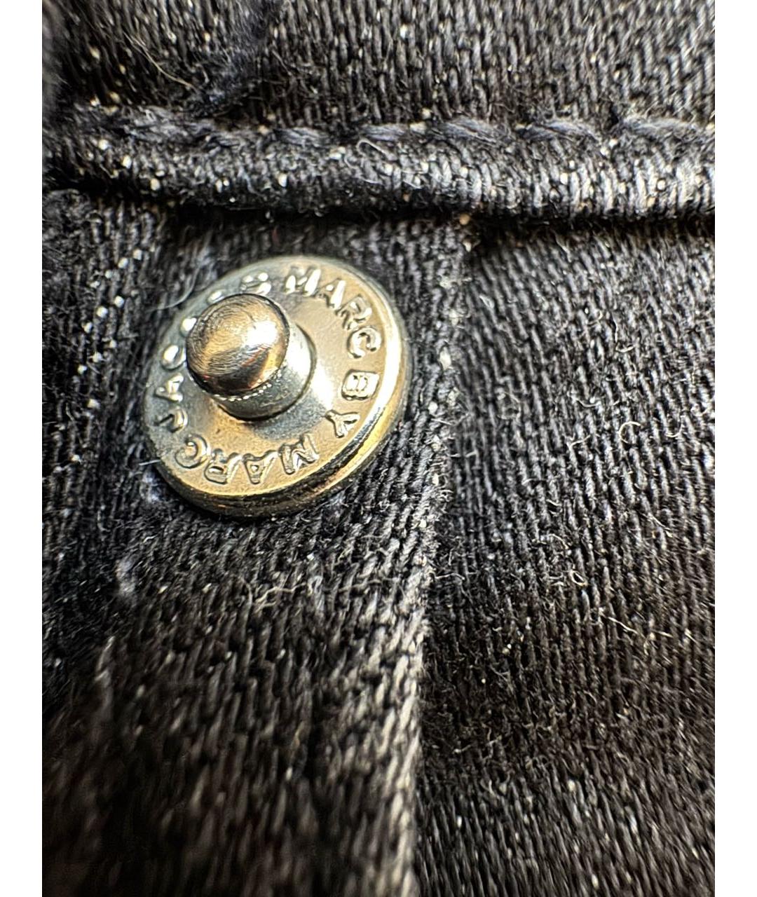 MARC BY MARC JACOBS Черные хлопковые джинсы слим, фото 7