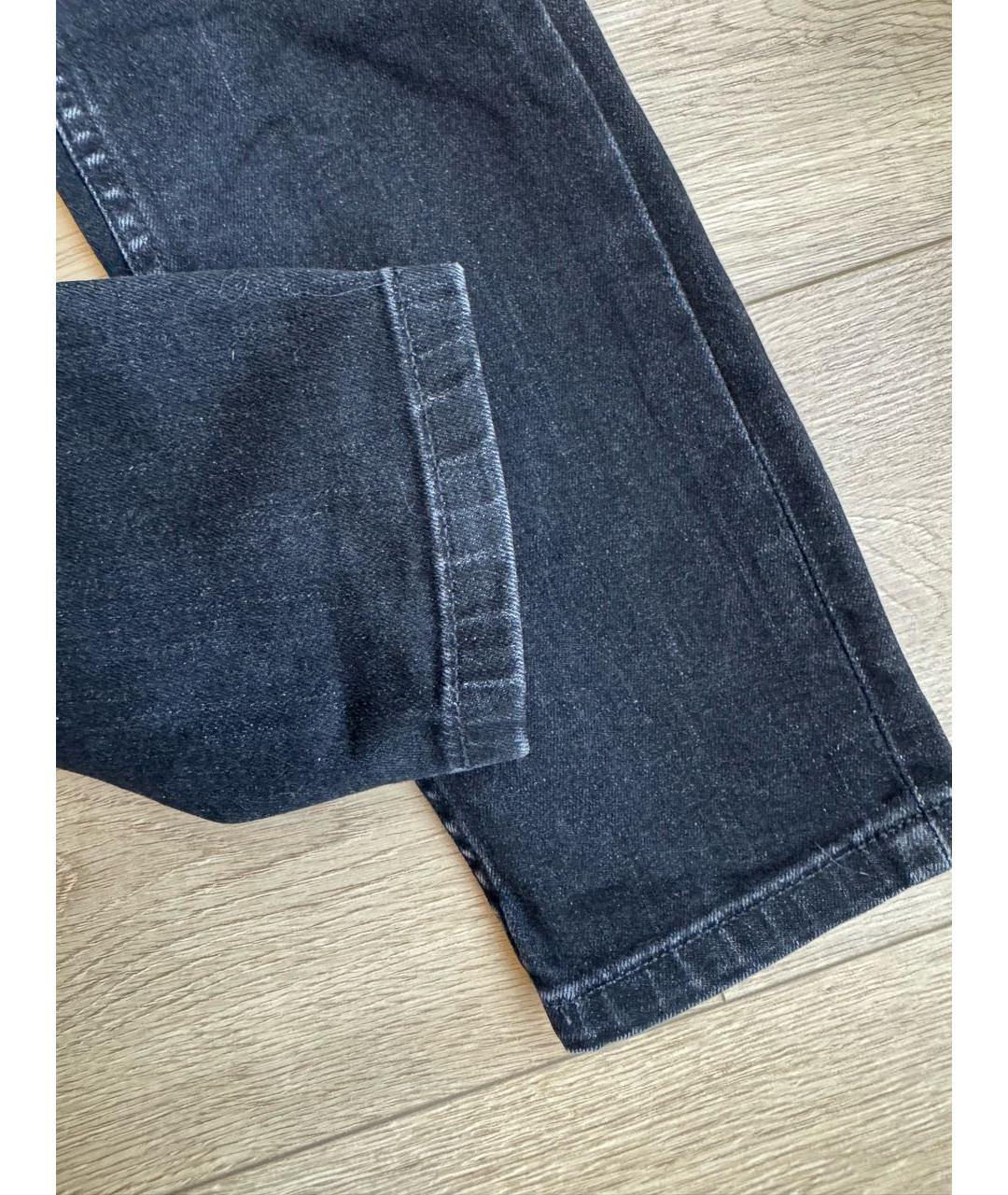 MARC BY MARC JACOBS Черные хлопковые джинсы слим, фото 4